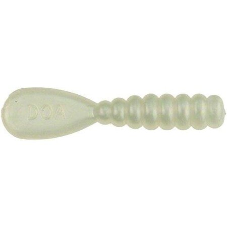 Doa CAL Paddle Tail Grub 3, Pearl, 12PK 82330